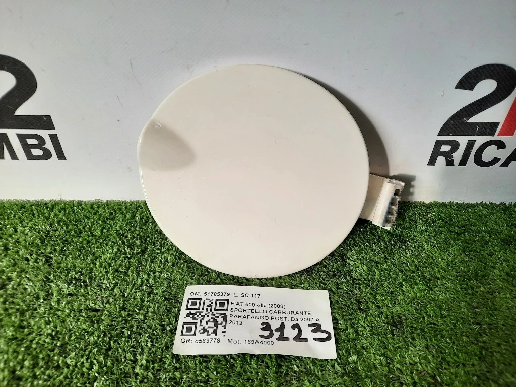 Sportello Carburante Parafango POST 51785379 Fiat 500 II 2008