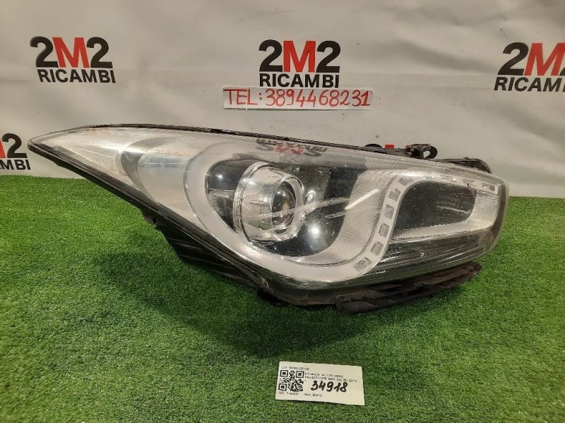 Proiettore ANT DX 92102-3Z100 Hyundai I40 CW 2015