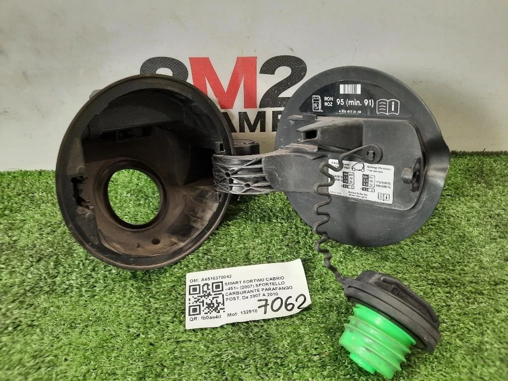 Sportello Carburante Parafango POST A4516370042 Smart Fortwo Cabrio 451 2007