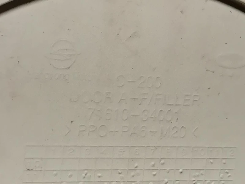 Sportello Carburante Parafango POST SX 71610-34001 Ssangyong Korando III 2011