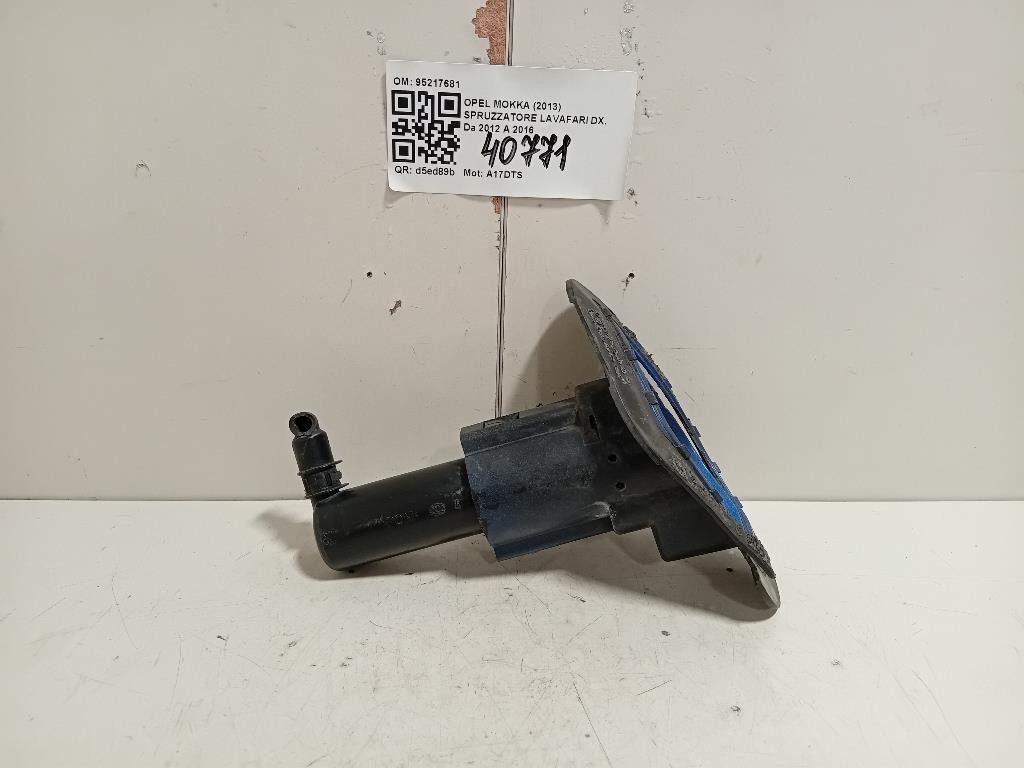 Spruzzatore Lavafari DX 95217681 Opel Mokka 2013