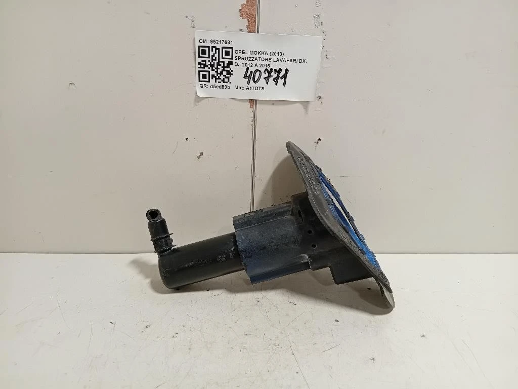 Spruzzatore Lavafari DX 95217681 Opel Mokka 2013