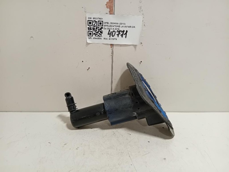 Spruzzatore Lavafari DX 95217681 Opel Mokka 2013