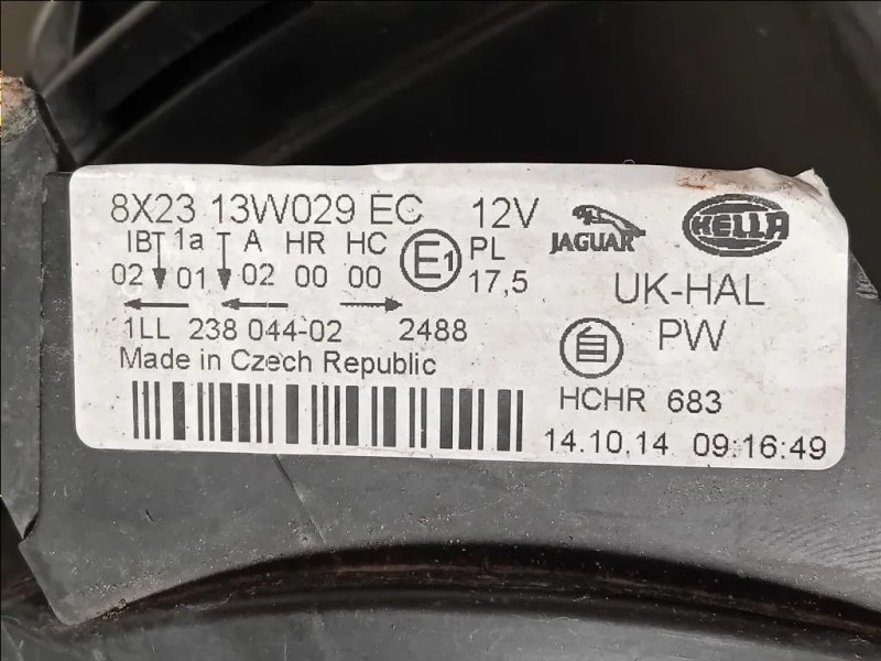 Proiettore ANT DX 8X23 13W029 JC Jaguar XF I 2008