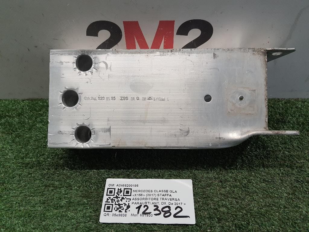 Staffa Assorbitore Traversa Paraurti ANT DX A2466200195 DX Mercedes Classe GLA X156 2017