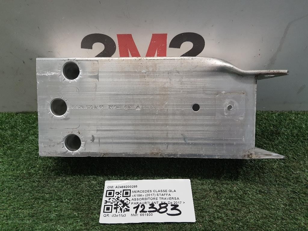 Staffa Assorbitore Traversa Paraurti ANT SX A2466200295 SX Mercedes Classe GLA X156 2017