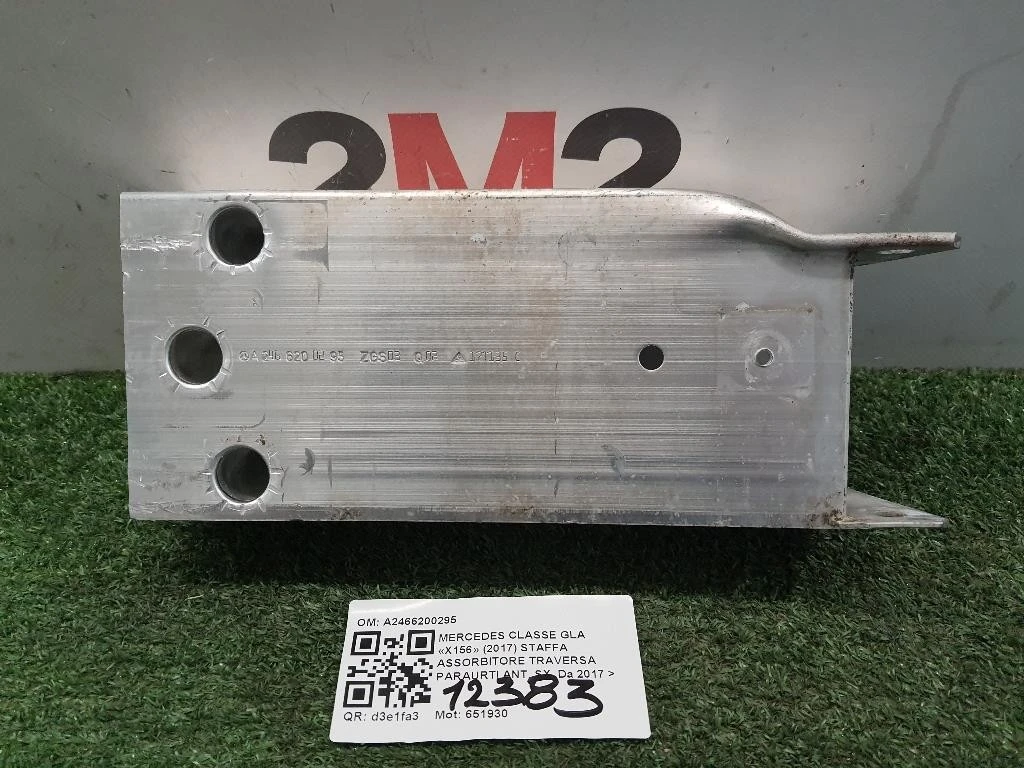 Staffa Assorbitore Traversa Paraurti ANT SX A2466200295 SX Mercedes Classe GLA X156 2017