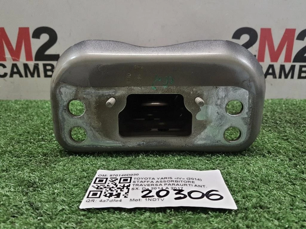 Staffa Assorbitore Traversa Paraurti ANT SX 570140D030 SX Toyota Yaris IV 2014