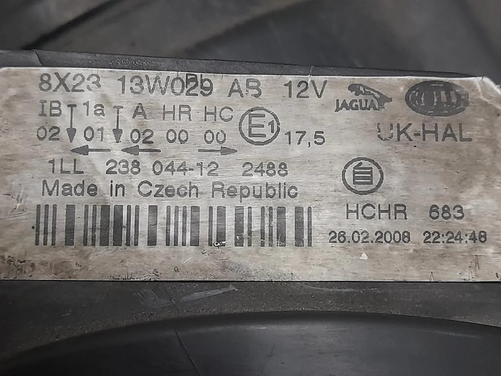 Proiettore ANT DX 8X2313W029 Jaguar XF I 2008