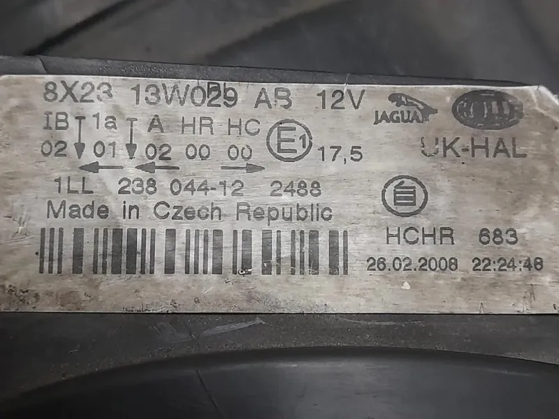 Proiettore ANT DX 8X2313W029 Jaguar XF I 2008