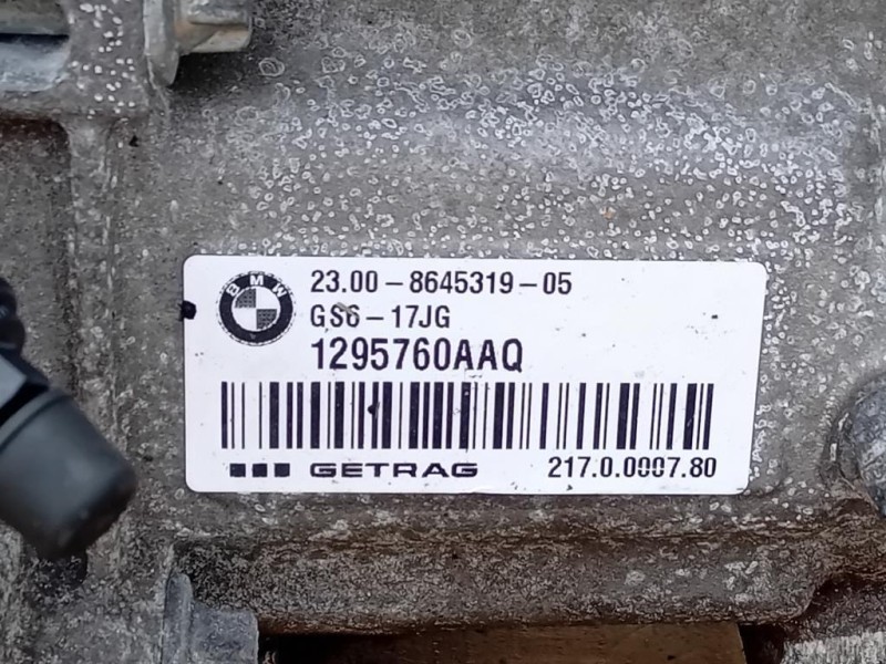 Cambio GS617FG 6 MARCE MANUALE Bmw Serie 1 F20 Berlina 2015