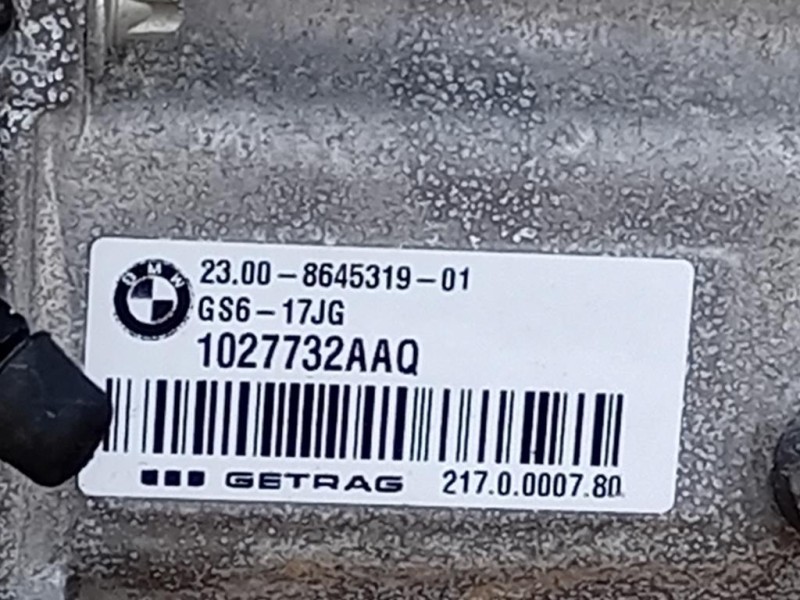 Cambio GS6-17JG 6 MARCE MANUALE Bmw Serie 1 F20 Berlina 2015