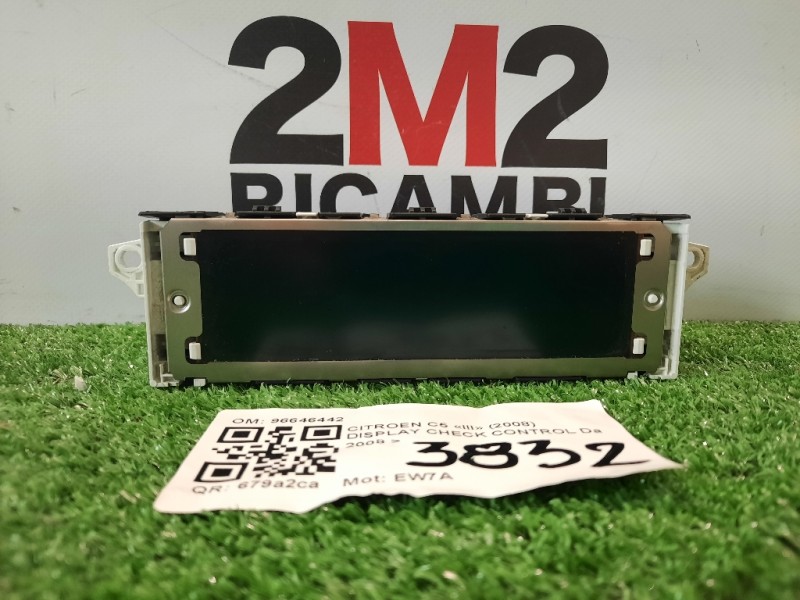 Display Check Control 96646442 Citroen C5 III 2008