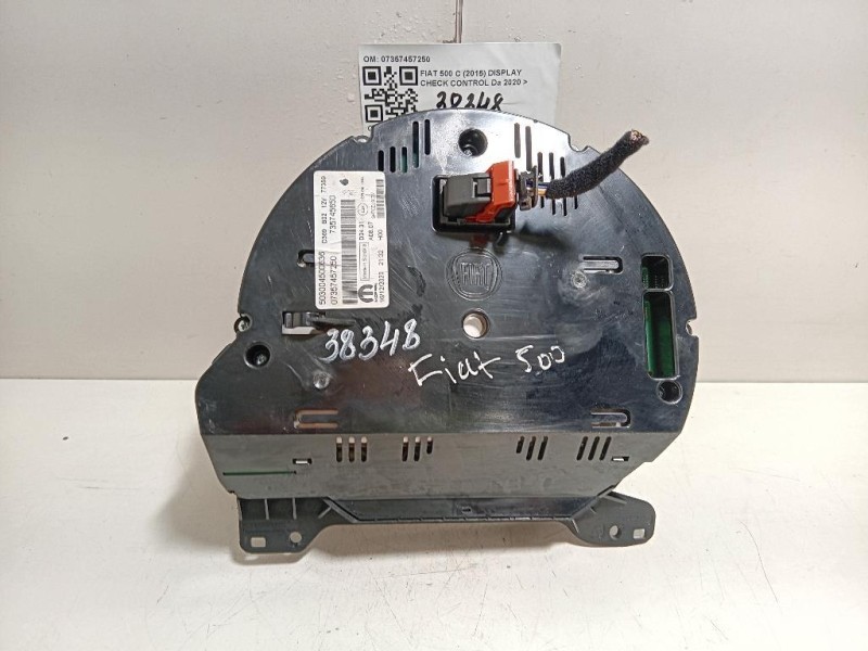Display Check Control 07357457250 Fiat 500 C 2015