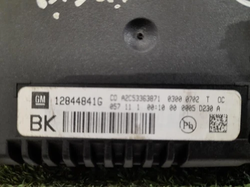 Display Check Control 12844841G Opel Insignia A 2009