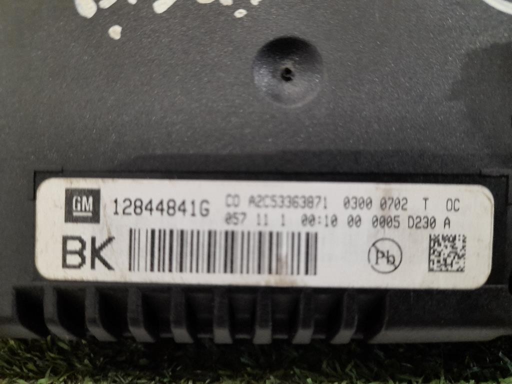 Display Check Control 12844841G Opel Insignia A 2009