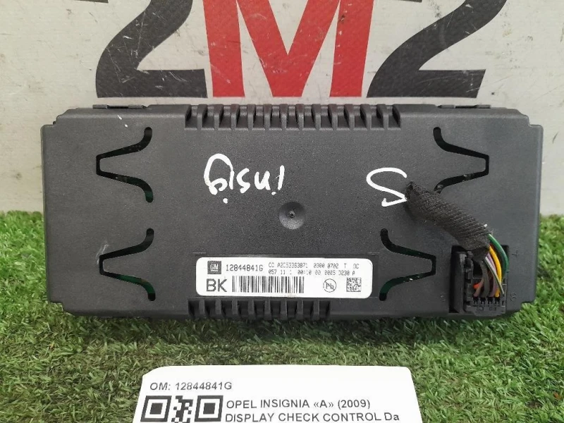 Display Check Control 12844841G Opel Insignia A 2009
