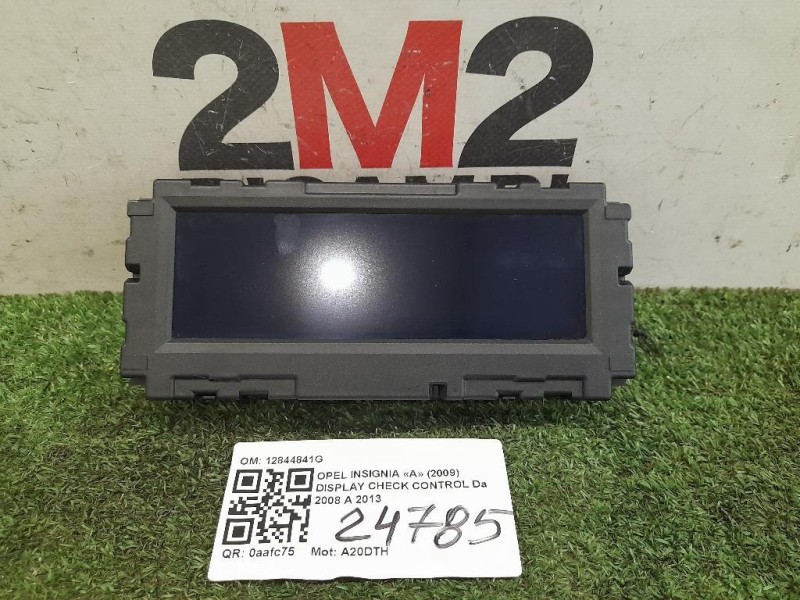 Display Check Control 12844841G Opel Insignia A 2009