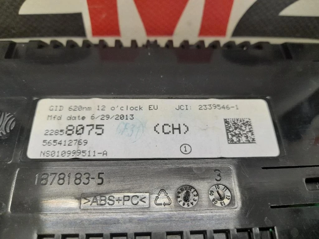 Display Check Control 22858075 13383140 Opel Zafira C 2012