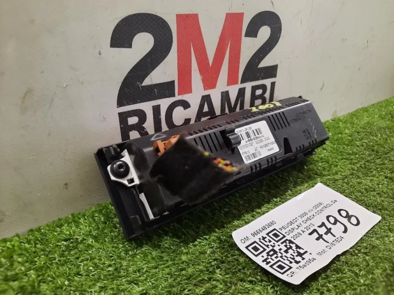 Display Check Control 9666483680 Peugeot 3008 I 2009