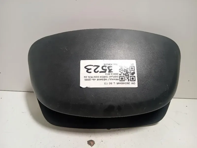 Display Check Control 280349044R Renault Mégane III 2009