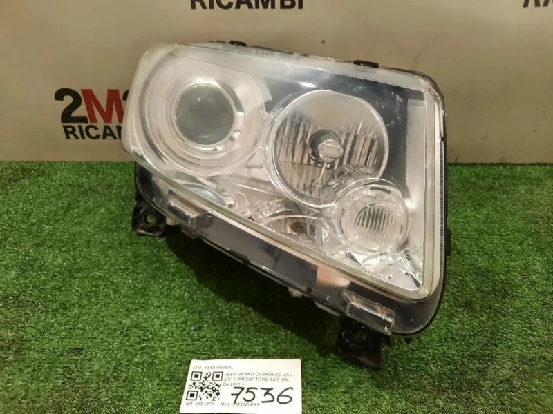 Proiettore ANT DX 55079408AG Jeep Grand Cherokee IV 2011