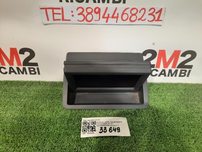 Display DI Navigazione 8X0857273B Audi A1 8XA Sportback 2012