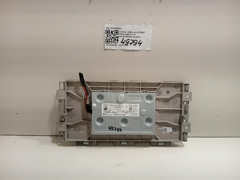 Display DI Navigazione 82A919620A Audi A1 GBH Allstreet 2022