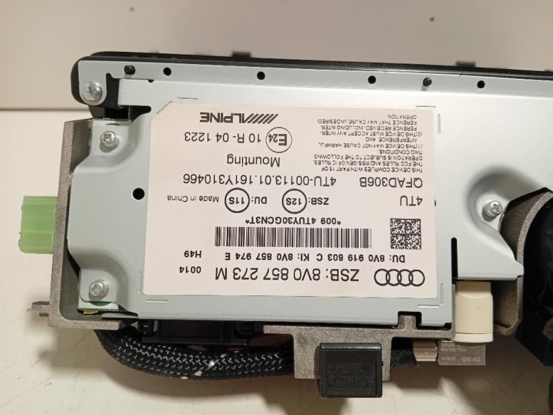 Display DI Navigazione 8V0857273 Audi A3 8VF Sportback 2016