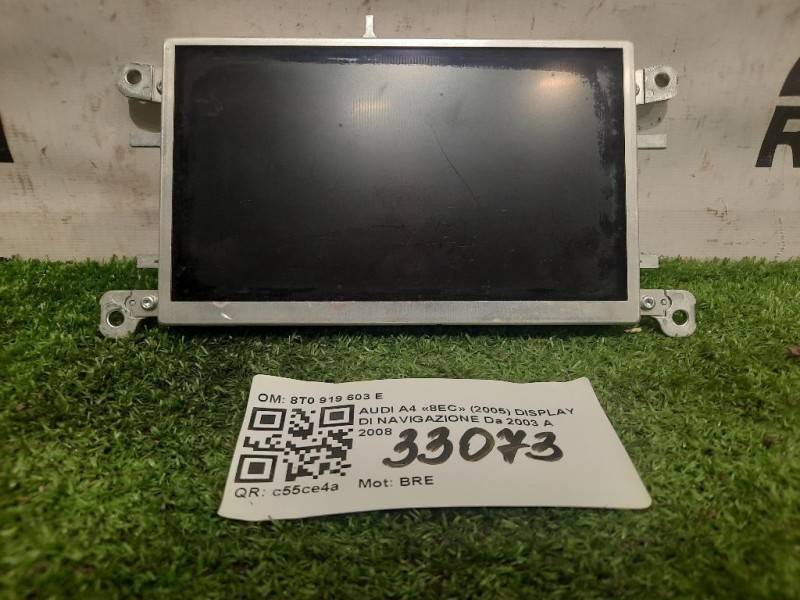Display DI Navigazione 8T0 919 603 E Audi A4 8EC 2005