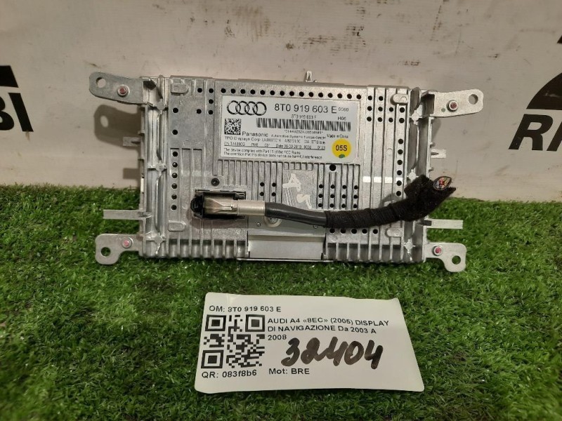 Display DI Navigazione 8T0 919 603 E Audi A4 8EC 2005