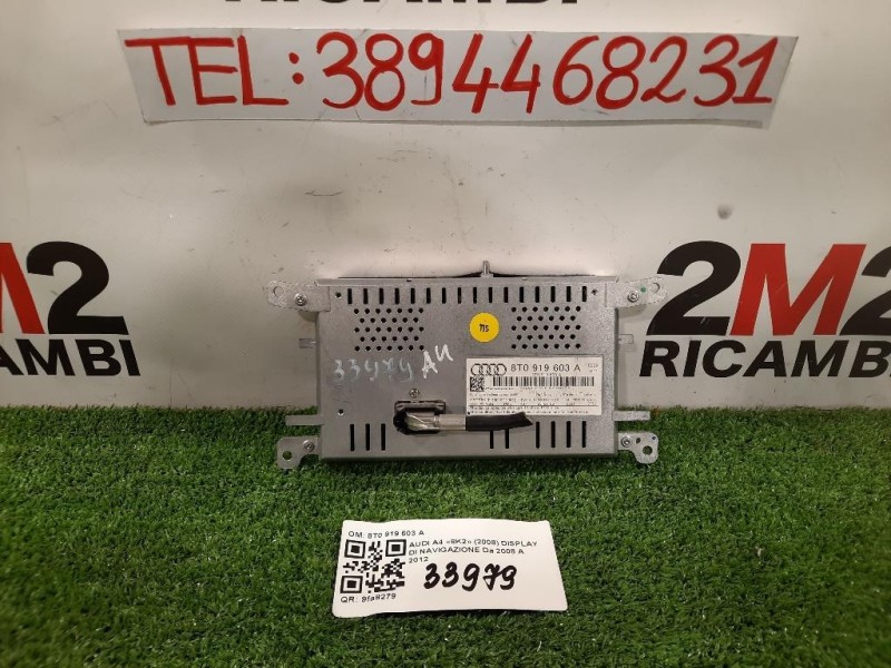 Display DI Navigazione 8T0919603A Audi A4 8K2 2008