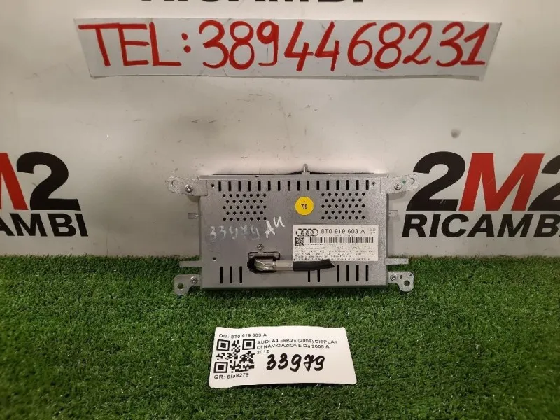 Display DI Navigazione 8T0919603A Audi A4 8K2 2008