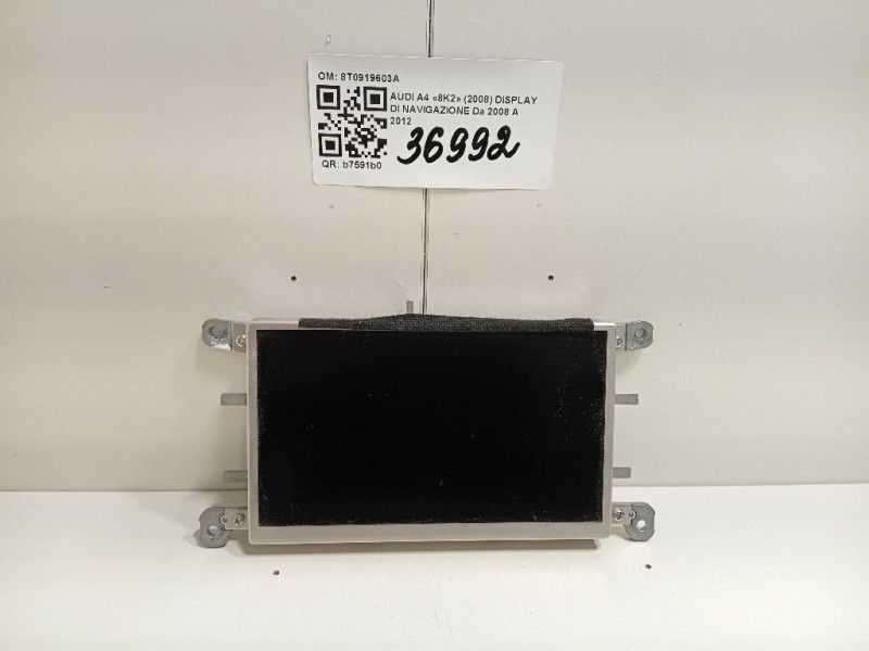 Display DI Navigazione 8T0919603A Audi A4 8K2 2008