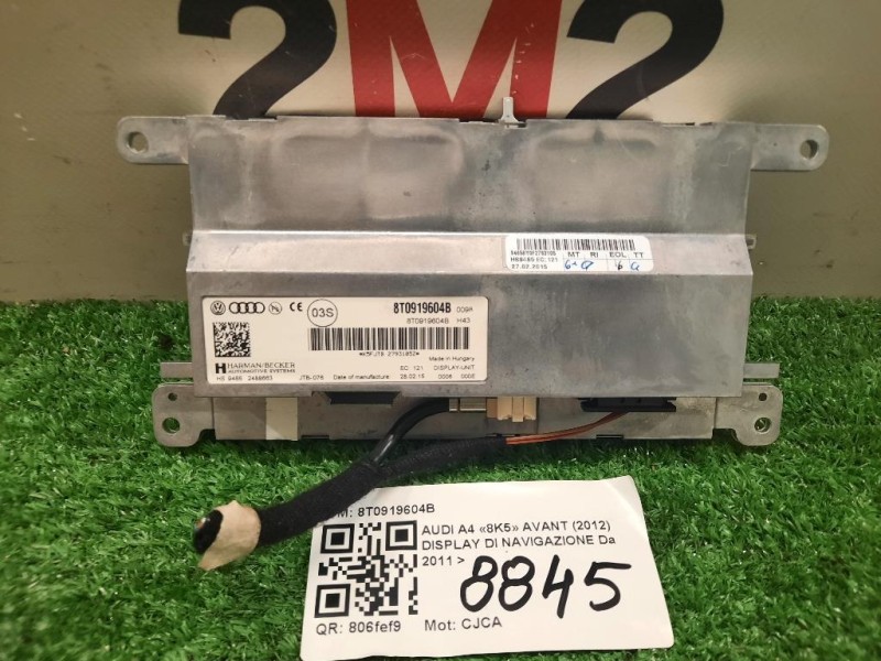 Display DI Navigazione 8T0919604B Audi A4 8K5 Avant 2012