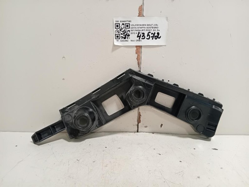 Staffa Sostegno Infparaurti POST SX 5G6807393 Volkswagen GOLF VII 2013