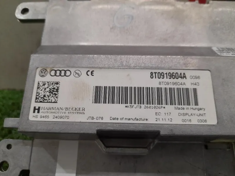 Display DI Navigazione 8T0919604A Audi A5 8T3 2012