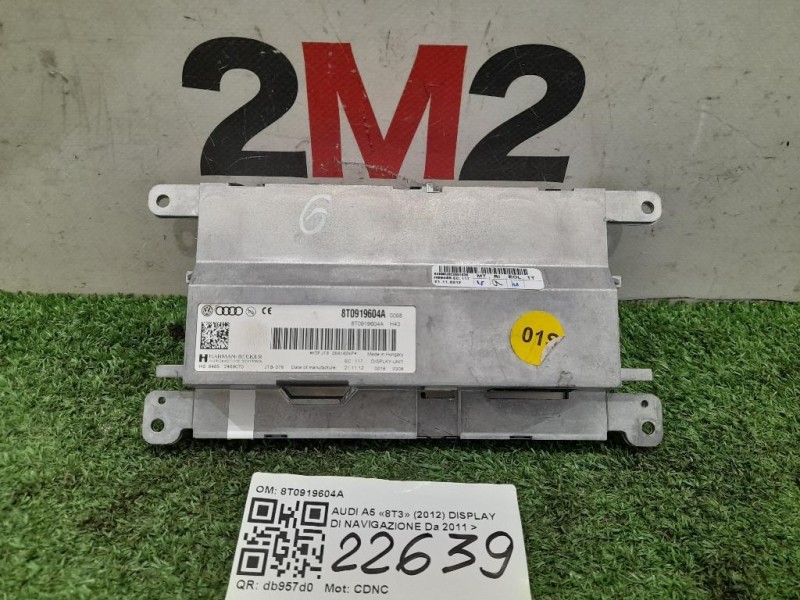 Display DI Navigazione 8T0919604A Audi A5 8T3 2012