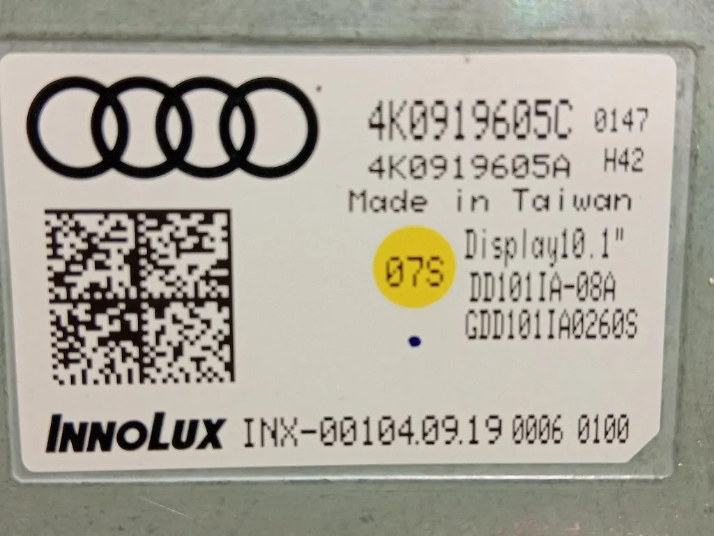 Display DI Navigazione 4K0919605C SCHERMO DISPLAY ORIGINALE AUDI Audi A6 4GD Avant 2016