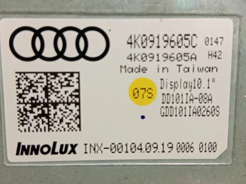 Display DI Navigazione 4K0919605C SCHERMO DISPLAY ORIGINALE AUDI Audi A6 4GD Avant 2016