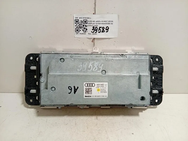Display DI Navigazione 4K0919605C SCHERMO DISPLAY ORIGINALE AUDI Audi A6 4GD Avant 2016