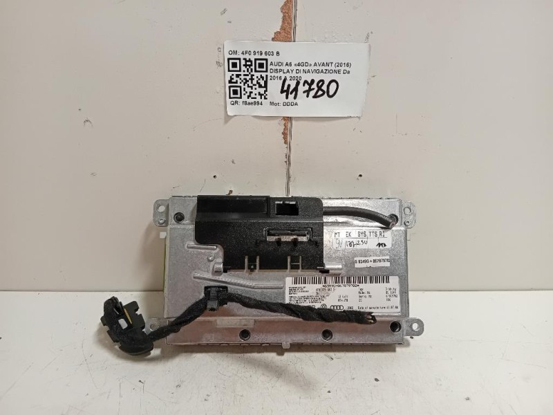 Display DI Navigazione 4F0 919 603 B Audi A6 4GD Avant 2016