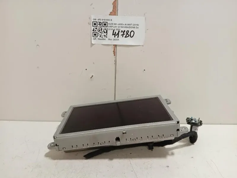 Display DI Navigazione 4F0 919 603 B Audi A6 4GD Avant 2016