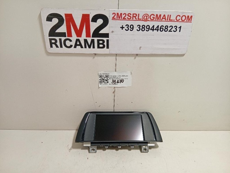 Display DI Navigazione 9262752 02 Bmw Serie 1 F20 Berlina 2012