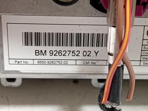 Display DI Navigazione 9262752 02 Bmw Serie 1 F20 Berlina 2012