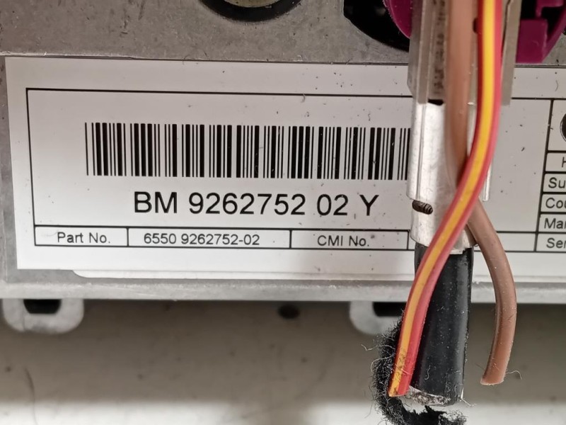 Display DI Navigazione 9262752 02 Bmw Serie 1 F20 Berlina 2012