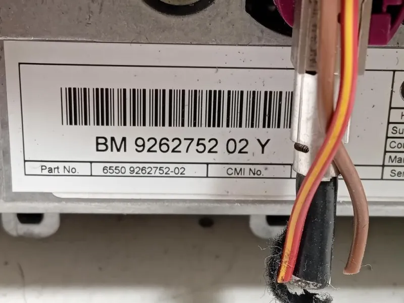 Display DI Navigazione 9262752 02 Bmw Serie 1 F20 Berlina 2012