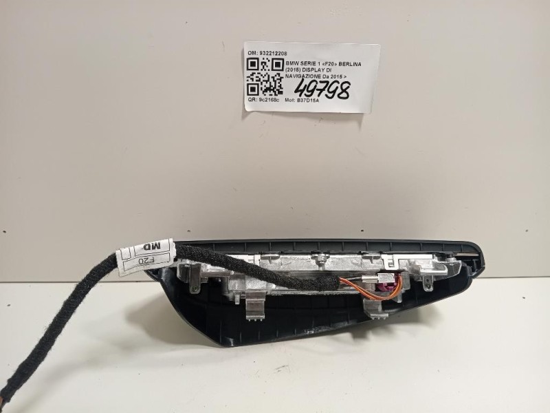 Display DI Navigazione 932212208 Bmw Serie 1 F20 Berlina 2015
