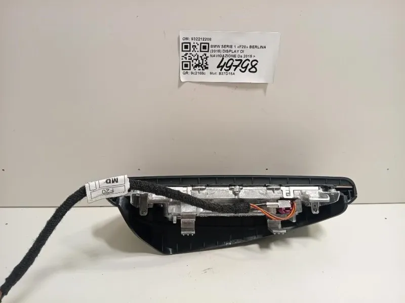 Display DI Navigazione 932212208 Bmw Serie 1 F20 Berlina 2015