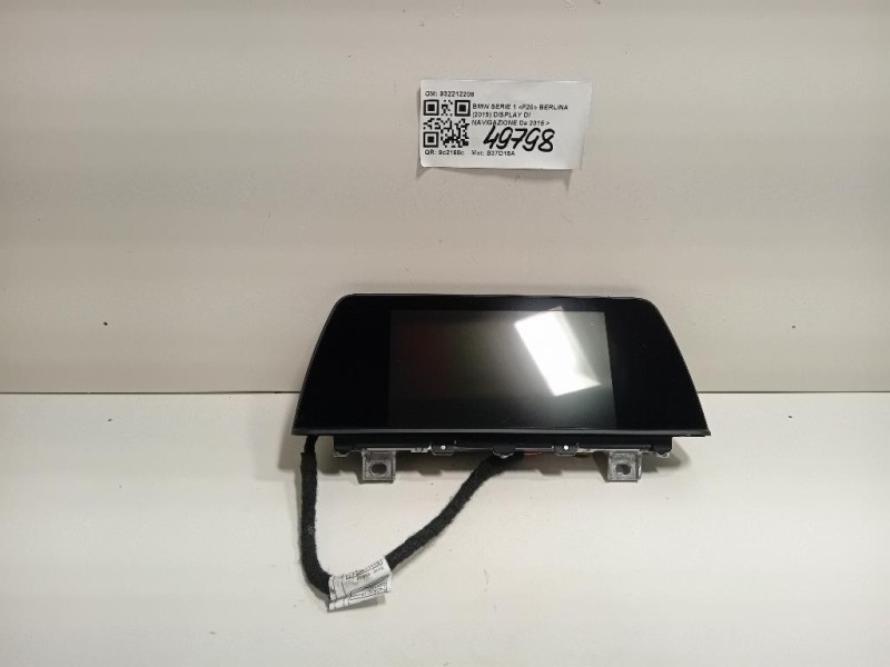 Display DI Navigazione 932212208 Bmw Serie 1 F20 Berlina 2015